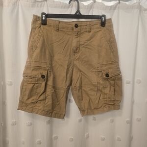 Aeropostale Men's Khaki Cargo Shorts Size 32